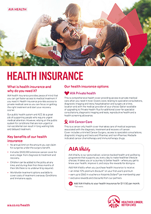 Health Insurance Brochure