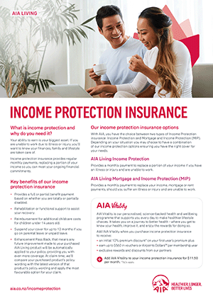 Income Protection Insurance Brochure