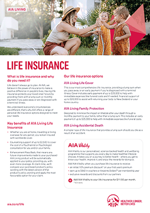 Life Insurance Brochure